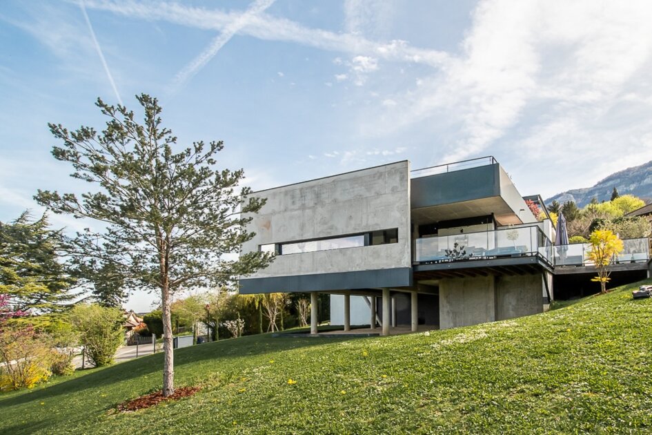 maison moderniste proche genève bossey