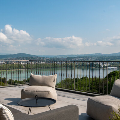 Homes with lake and mountain views