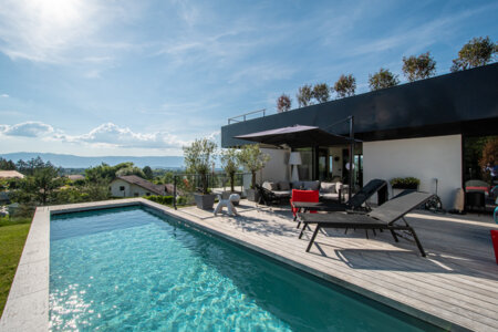 modern house near geneva