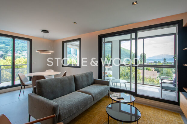 Modern 4-room apartment with lake view