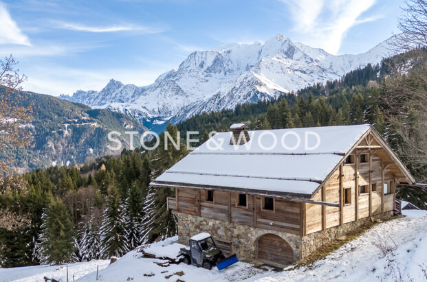 Chalet d'alpage rénové avec vue Mont Blanc