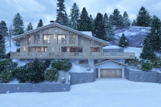 Chalet d'exception avec vue panoramique sur la chaîne des Aravis