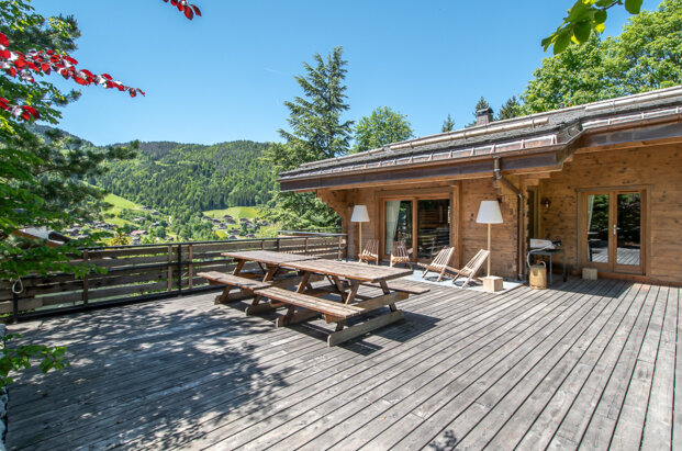 Chalet d'exception à La Clusaz avec accès direct aux pistes