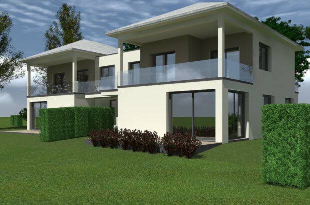New contemporary villa near the Swiss border