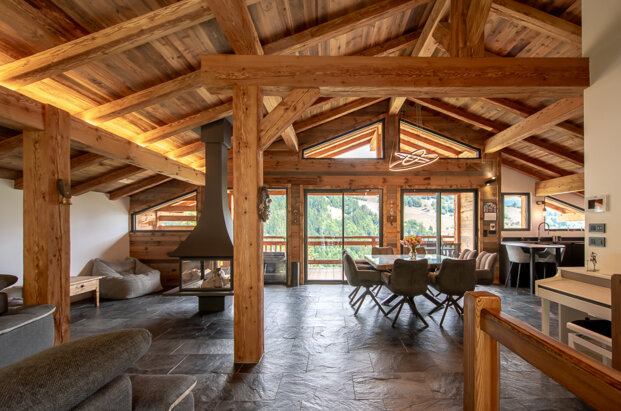 Superbe chalet moderne avec panorama sur les Aravis