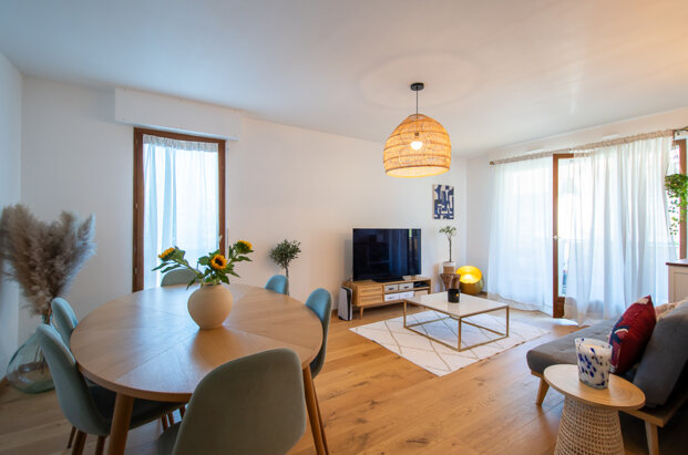 3-bedroom flat with balcony