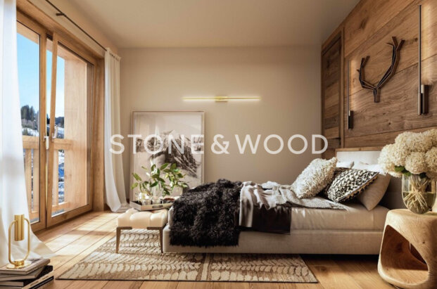 Appartement 3 pièces avec balcon et vue montagne