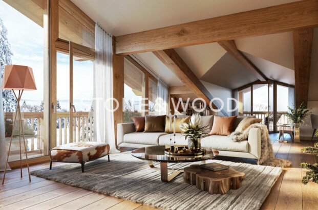 Appartement 4 pièces avec terrasses et vue montagnes