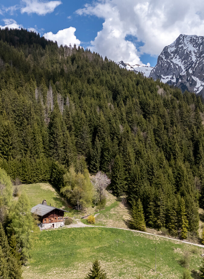 Renovated alpine farm in an exceptional setting