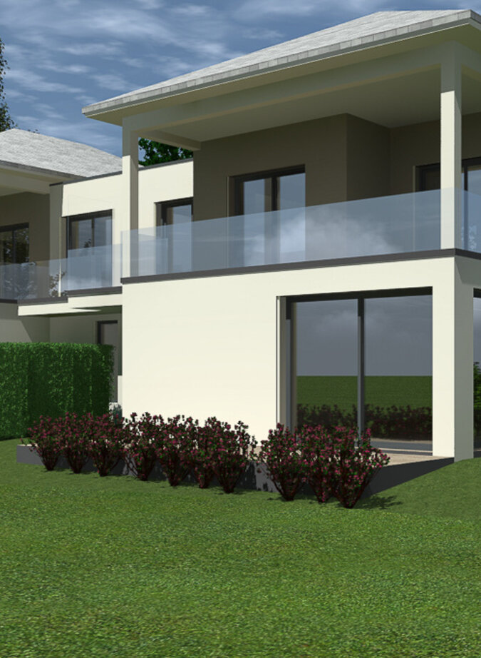 New contemporary villa near the Swiss border