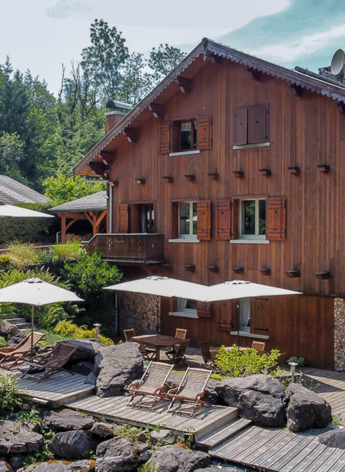Chalet with multiple apartments