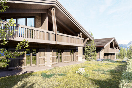 chalet neuf combloux