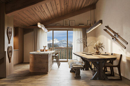 chalet neuf combloux